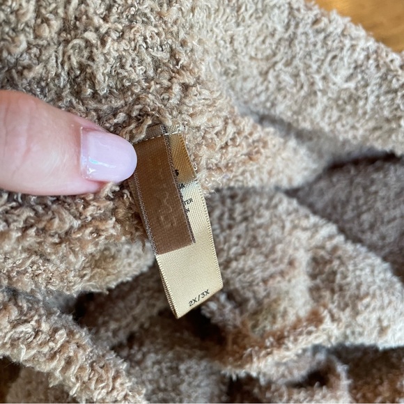 Skims Cozy Knit Original Jogger Set Pants Camel Tan - Picture 3 of 3